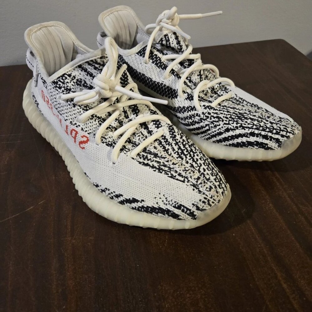 Colorful Floral and Zebra Print SkirYeezy Boost 350 V2